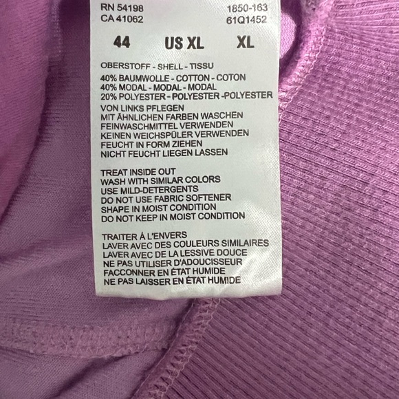 BOGNER Orchid Embroidered Velour Jacket- XL NWOT - Picture 6 of 8